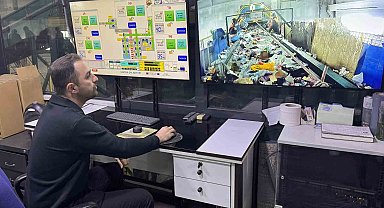 Melikgazi Belediyesi Geri Dönüşüm Tesisinde günlük yaklaşık 25 ton atık ekonomiye kazandırılıyor