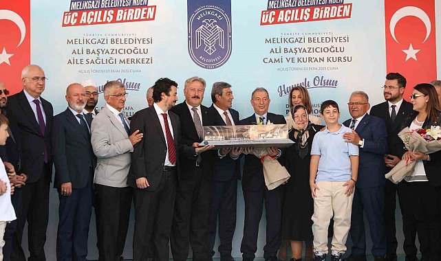 Melikgazi'de bir ASM ve cami daha açıldı