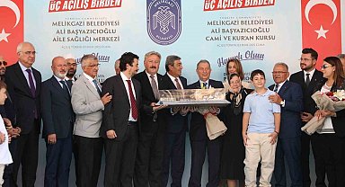 Melikgazi'de bir ASM ve cami daha açıldı