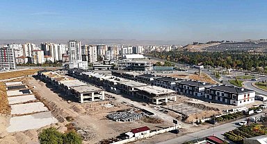 Melikgazi'nin şehircilikte yeni vizyonu yatay mimari projesi hızla tamamlanıyor