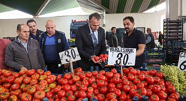 Meram Zabıtası, semt pazarlarını sıkı takipte