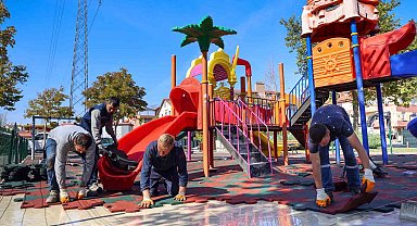 Meram'ın park ve bahçeleri kışa hazırlanıyor