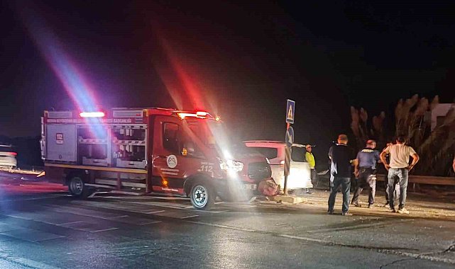 Mersin'de iki otomobil çarpıştı: 1 ölü, 4 yaralı