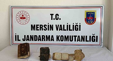 Mersin'de tarihi eser operasyonu