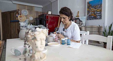 Mersin'de üretici kadın stantları, el emeğine değer katıyor