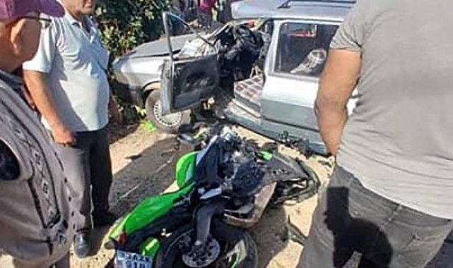 Mersin'deki kazada motosiklet sürücüsünün ardından otomobil sürücüsü de hayatını kaybetti