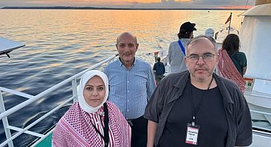 Milletvekili Ün, Vicdan gemisinden seslendi; "Hepimiz Gazze ve Filistin için çabalamalıyız"