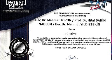MSKÜ'lü akademisyene patent ödülü: "Sığla yağı kapsülüne gümüş madalya"