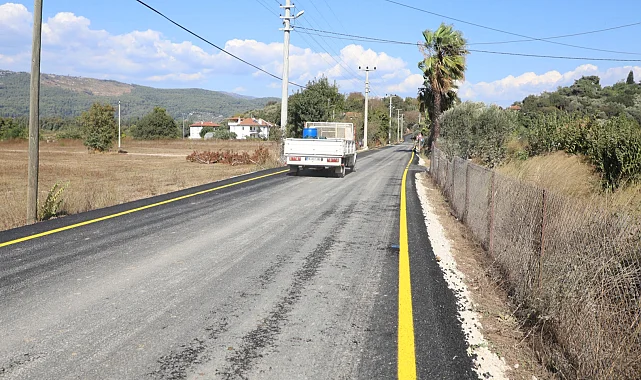 Muğla Büyükşehir, Şirinköy-Çıtlık'ta yol çalışmalarını tamamladı