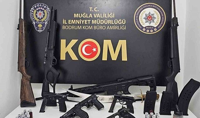 Muğla'nın 7 ilçesinde silah operasyonu: 4 tutuklama