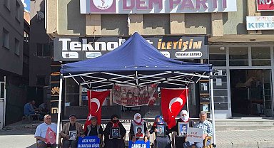 Muş'ta evlat nöbeti 216'ncı haftasında sürüyor