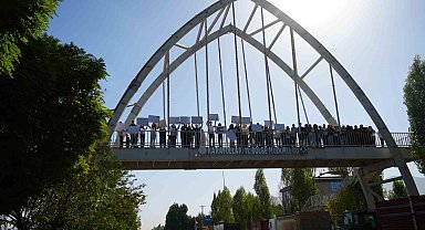 Muş'ta öğrencilerden Filistin'e destek yürüyüşü