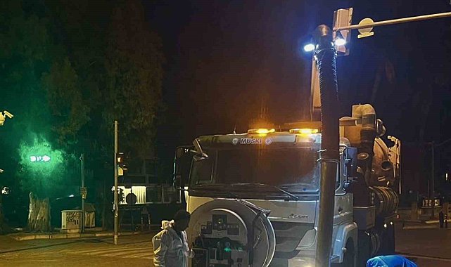 MUSKİ yağmur önlemlerini almaya devam ediyor