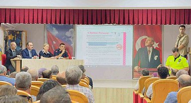 Nazilli'de okul servisi şoförleri ve rehber personele trafik eğitimi