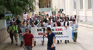 NEÜ öğrencileri, Gazze için tek yürek oldu