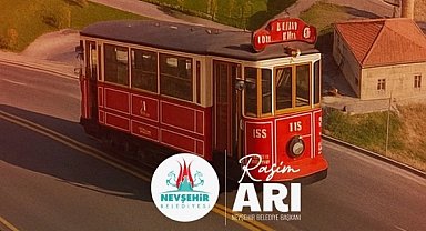 Nevşehir'in nostaljik tramvayı yola çıkıyor