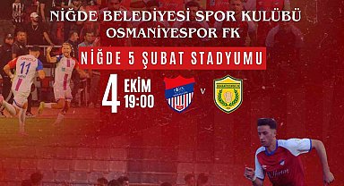 Niğde Belediyespor, Osmaniyespor maçına hazır