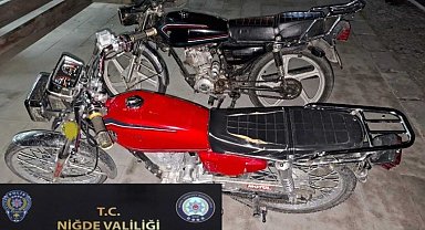 Niğde'de motosiklet hırsızlığı operasyonu: 2 şüpheli tutuklandı