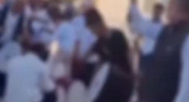 Nizip'te düğünde çocuğun başında defalarca havaya ateş açan şahıs yakalandı