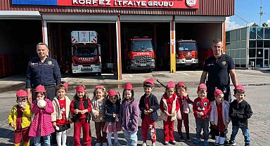 Öğrenciler itfaiyecilik mesleğini yakından tanıdı