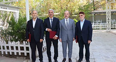 Oltu'da din görevlileri vefa yemeğinde buluştu