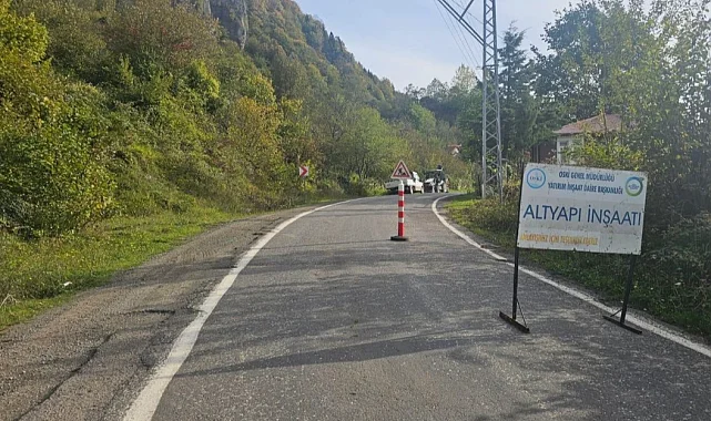 Ordu Gölköy'ün içme suyu altyapısı yenileniyor