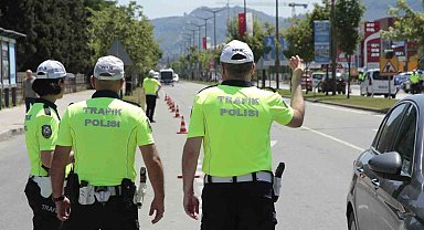 Ordu'da bir haftada 17 binden fazla araç ve sürücüsü denetlendi