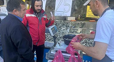 Ordu'da hamsi 25 liraya düştü, vatandaş sıraya girdi