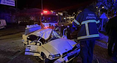 Ordu'da trafik kazası: 3 yaralı