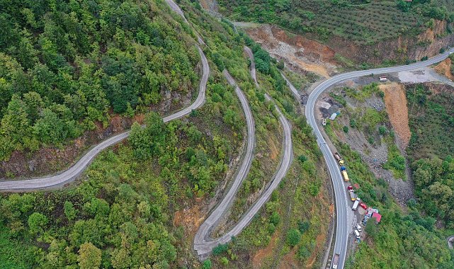 Ordu'nun en büyük ilçesinde 200 kilometre uzunluğunda yol yatırımı