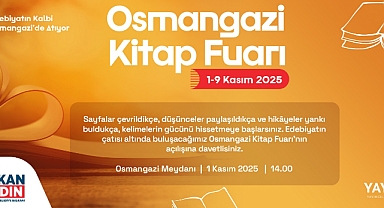 Osmangazi Kitap Fuarı kapılarını açıyor