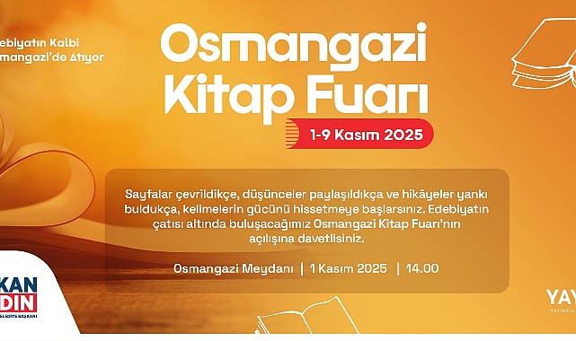 Osmangazi Kitap Fuarı kapılarını açıyor