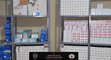 Osmaniye'de 2,5 milyon TL değerinde kaçak ilaç operasyonu