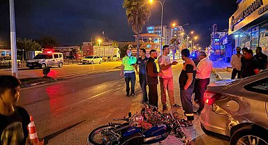Osmaniye'de motorsiklet ile otomobil çarpıştı: 2 kişi yaralandı