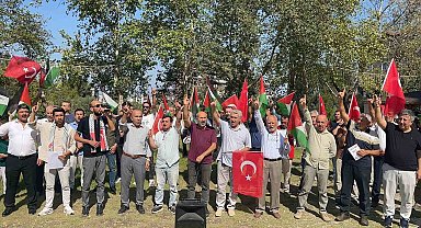 Osmaniye'de vatandaşlar Sumud filosu ve Gazze halkına destek verdi