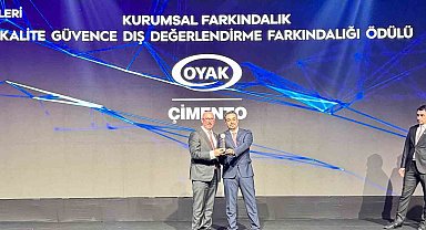 OYAK Çimento'nun kurumsal yönetişim başarısına ödül