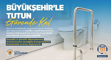 Özel bireylere ev içi tutunma aparatı desteği