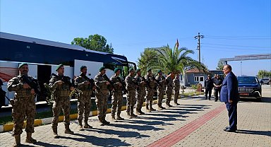 Özel hareket polisleri, dualarla Suriye'ye uğurlandı