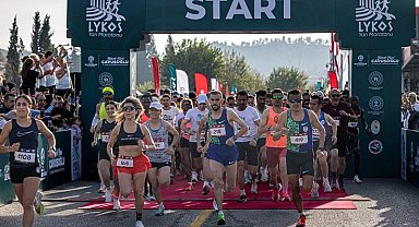 Pamukkale'de tarihi maraton heyecanı