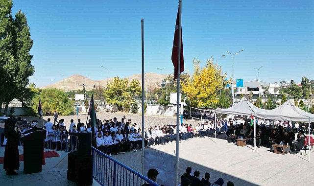 Patnos'ta öğrenciler Filistin için tek yürek oldu