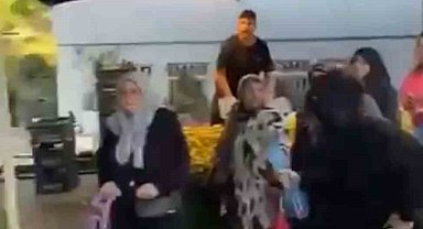 Peçeyle gizlendiler, pazarda hırsızlık yaparken yakalanınca böyle kaçtılar