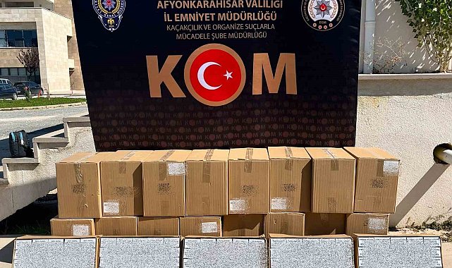 Polis 210 bin adet sahte bandrollü boş makaron ele geçirdi