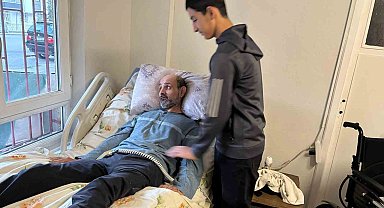 Polis memuru Şahin, yardıma muhtaç ailenin ihtiyaçlarını karşılıyor