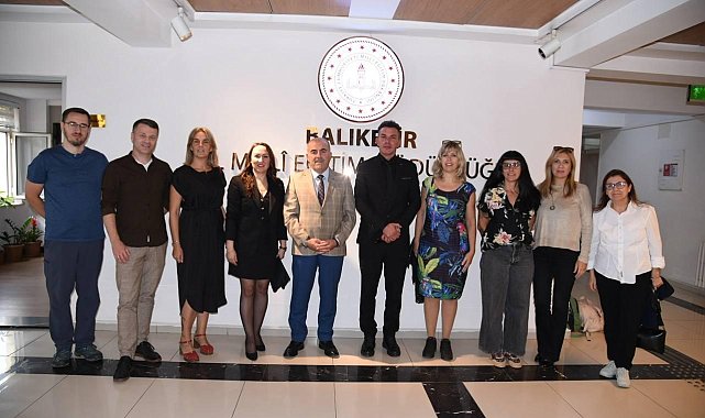 Polonya, İtalya ve Portekiz'den eğitimciler Balıkesir'de