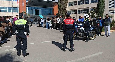 "Bir Kural Bir Ömür " projesi ile motosiklet güvenliği anlatıldı