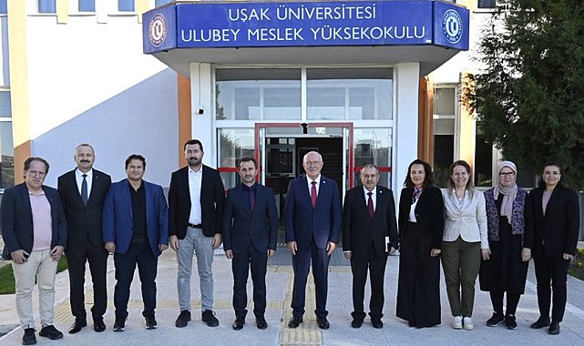 Rektör Prof. Dr. Savaş, Ulubey MYO'yu ziyaret etti