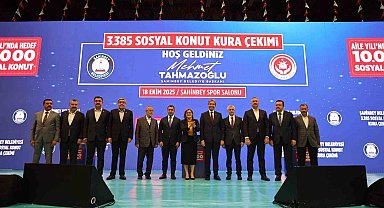 Şahinbey'de 3 bin 385 sosyal konutun kura heyecanı