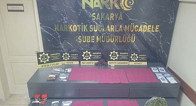 Sakarya'da uyuşturucu operasyonu: 10 gözaltı