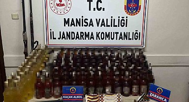 Salihli'de sahte içki operasyonu