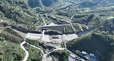 Salıpazarı Barajı'nda çalışmalar devam ediyor